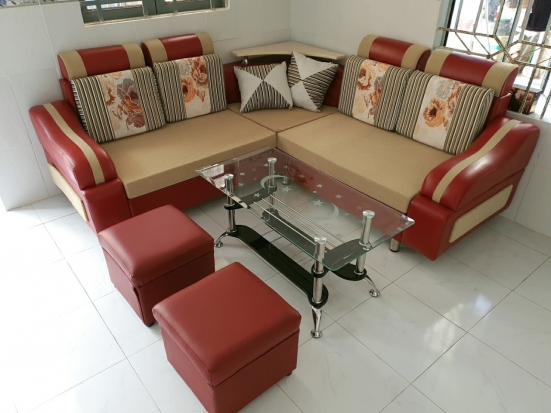 Salon Góc Nệm liền 