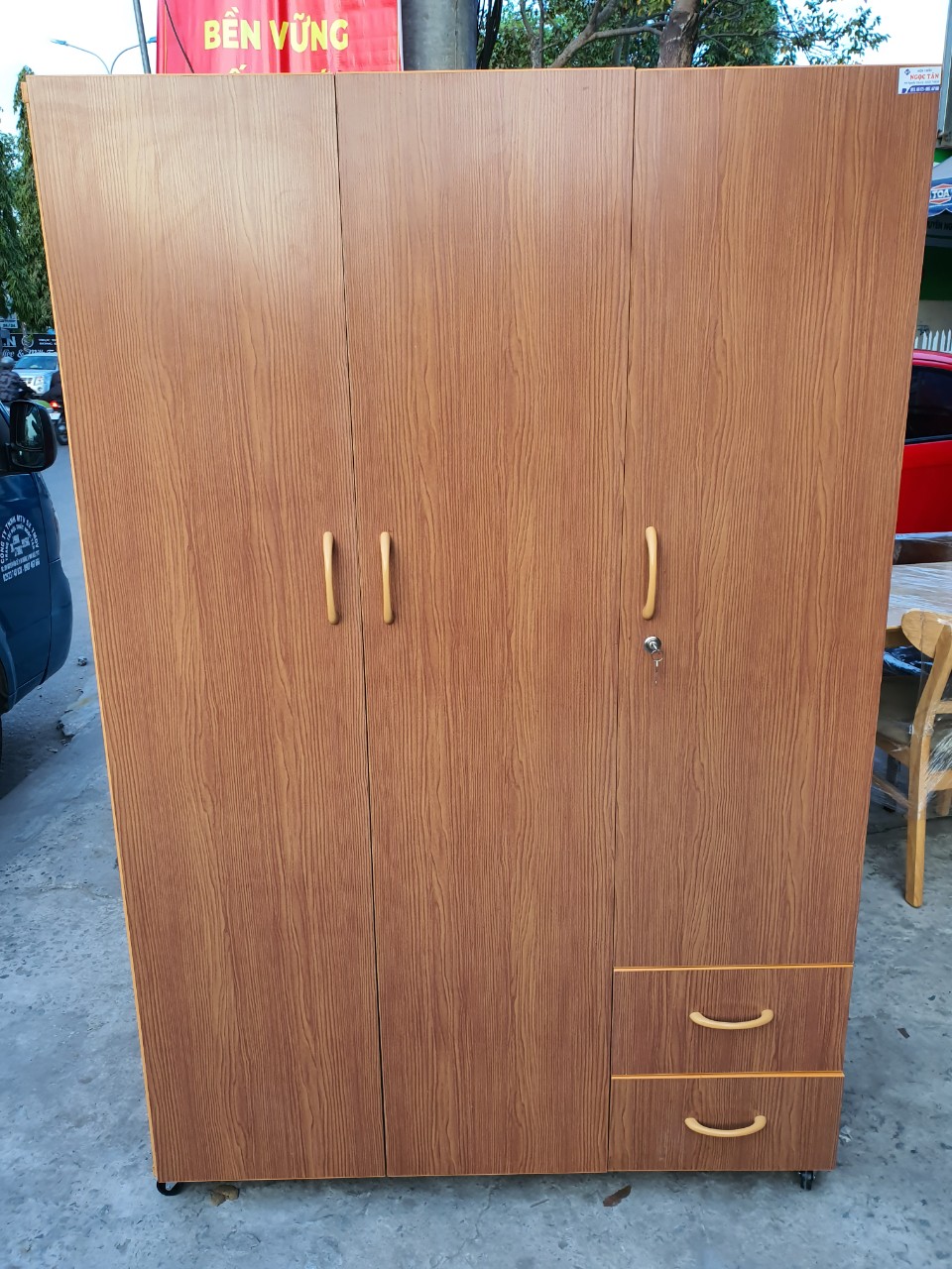 Tủ Quần Áo Nhựa Giả Gỗ giá rẻ