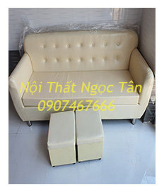 Ghế sofa đơn dài màu kem dài 1m8