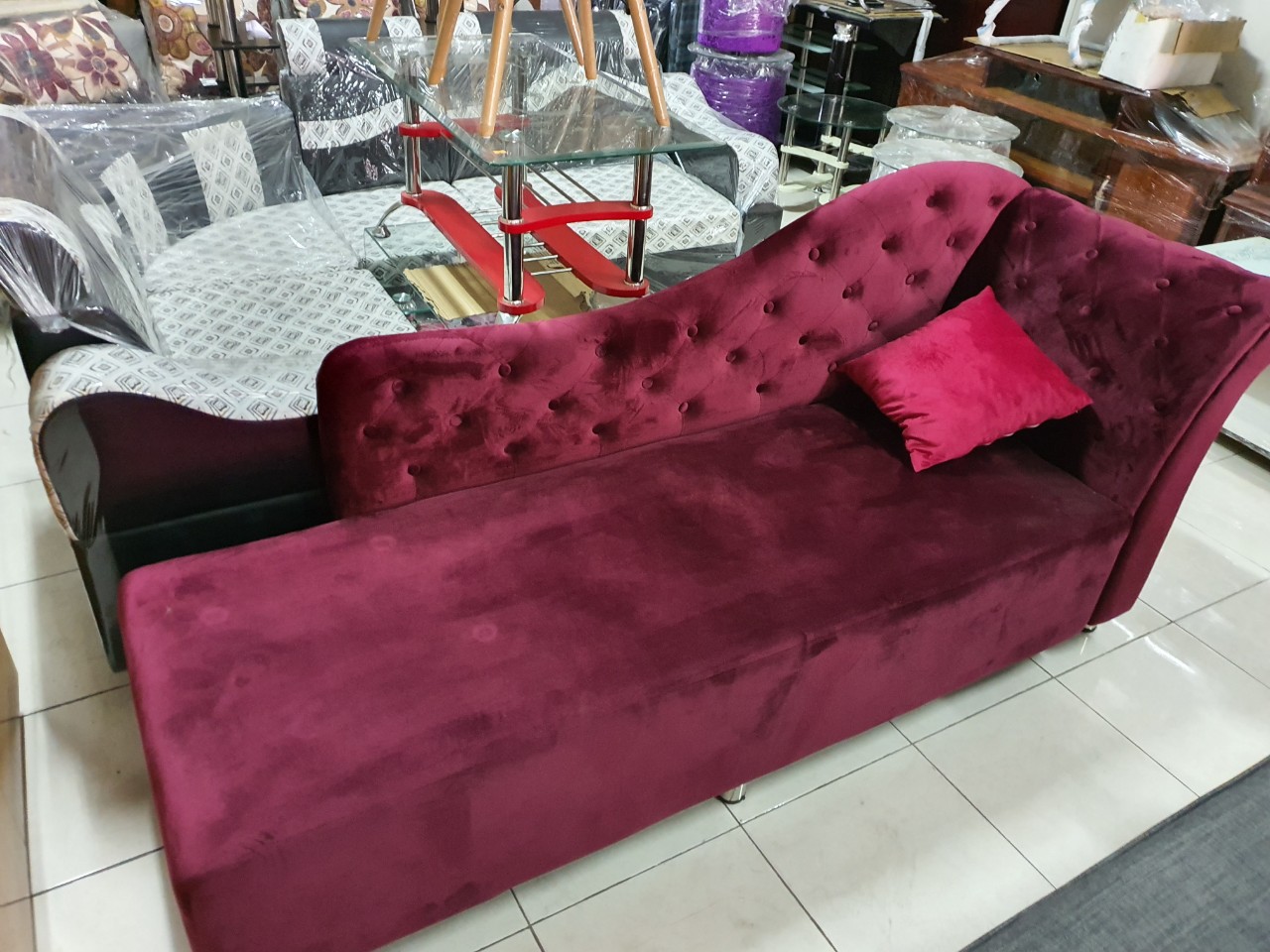 Sofa Thư Giãn Vải Nhung
